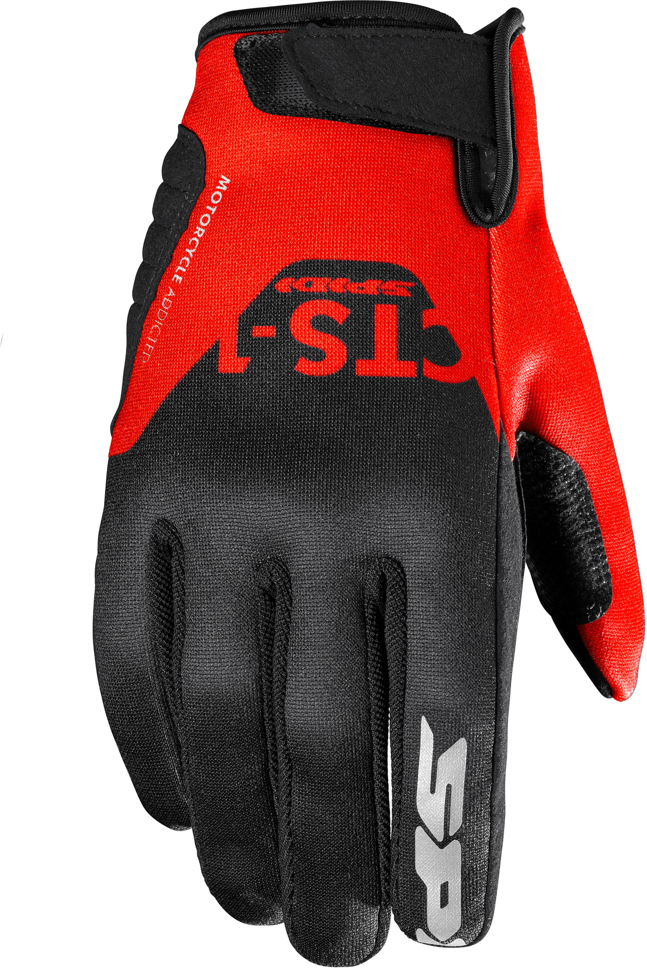 Spidi CTS-1, gloves , color: Black/Red , size: XXL
